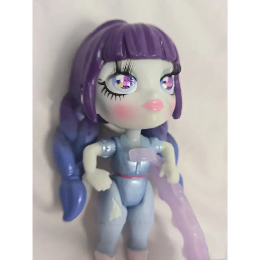 Zombaes Forever Doll Strike Out! Figure Cake Topper Glitter Fashion Blue